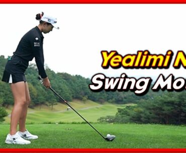 LPGA Top Rookie "Yealimi Noh" Solid Impact Swing & Slow Motions from Various Angles