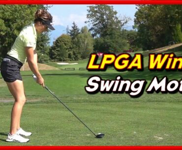 LPGA Winner "Gaby Lopez" Beautiful Driver-Iron Swing & Slow Motions from Various Angles