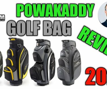 POWAKADDY DLX LITE, PREMIUM EDITION, PREMIUM TEC AND DRI-TEC GOLF BAG REVIEW 2022