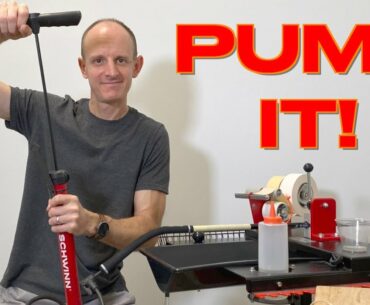 How to Regrip Golf Clubs with a BIKE PUMP