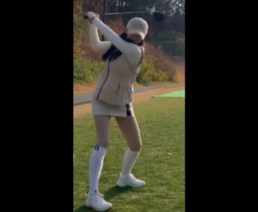우왕 스윙 너무 멋있어요 ㄷㄷㄷ 🔥 #golf #short  #골프  | GOLF VN