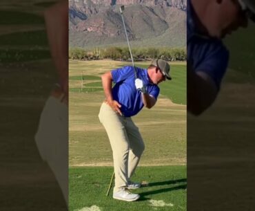 Bend To Stack For Easy BALL FIRST CONTACT (Stop Tilting In Your Downswing)
