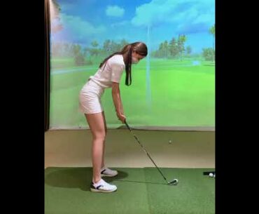 🤭예술적인 라인으로 우아한 스윙을..😍 🤭  #golf #short  #골프  | GOLF VN