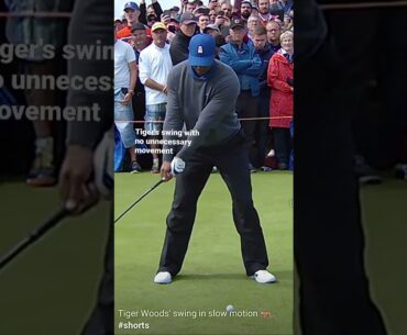 Tiger's swing with no unnecessary movement