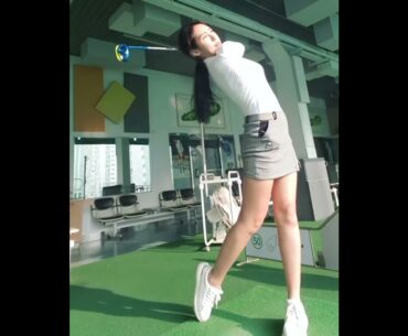 피니쉬가 멋있다 못히니 아름다울 정도 #허은지프로💋 | GOLF VN