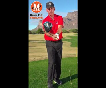The Face To Fix The Shot / Close The Clubface / Quick Fix Friday