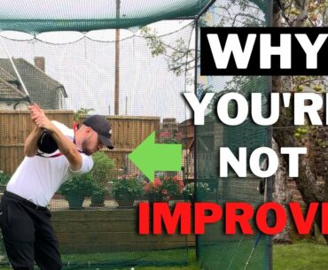 Why Your Golf Swing Doesn't Improve No Matter How Hard You Practice