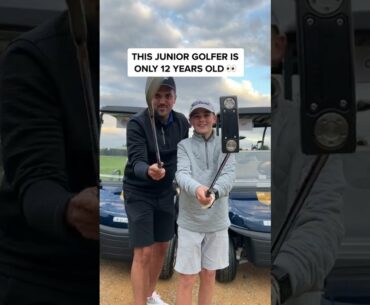 12 Year Old Uses MY GOLF CLUBS | HARD PAR 4