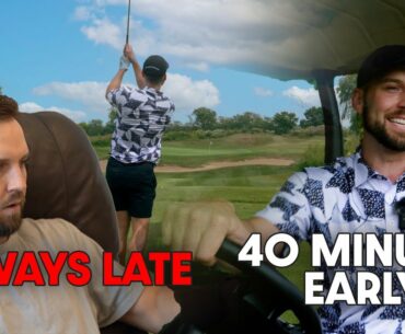 Dudes On The Golf Course vs At Home