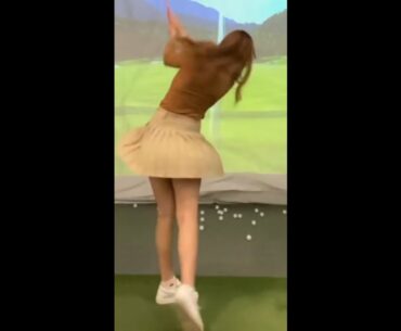 스윙하고 임팩트순간이 진짜 최고임..  #golf #short  #골프  | GOLF VN