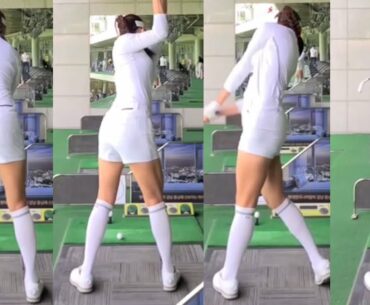 루나프로님도 교정할게 잇어요??? 너무 완벽하신데요.... #golf #short  #골프  | GOLF VN