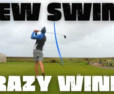 I took my new golf swing to the course in CRAZY conditions