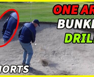 One Handed Bunker Shot #shorts