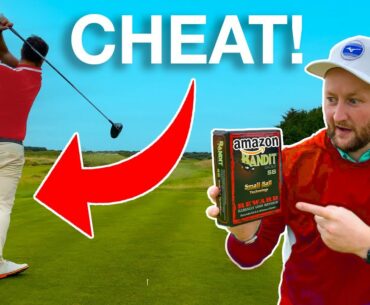 Can A Pro Beat Me Using ILLEGAL Golf Ball?