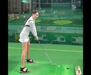 이쁜모습에 웃는모습에 이뻐요.볼수록 ♥   #허은지프로💋 | GOLF VN