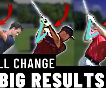 Small Golf Swing Change Creates BIG RESULTS - Best Ball Striking Tip You Need to Know