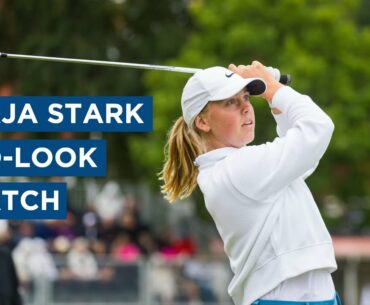 Maja Stark NO-LOOK Club Catch!