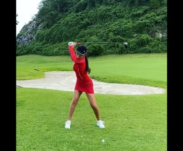 레드는 진리🤟 #허은지프로💋 | GOLF VN