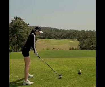 200m파3. #온오프3번우드 파온^^ #허은지프로💋 | GOLF VN