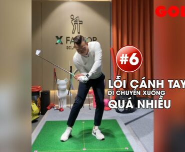 Hướng dẫn chơi golf| Lỗi chuyển động cánh tay phải trong lúc đi xuống | GOLF VN