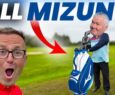 He's gone ALL MIZUNO golf clubs