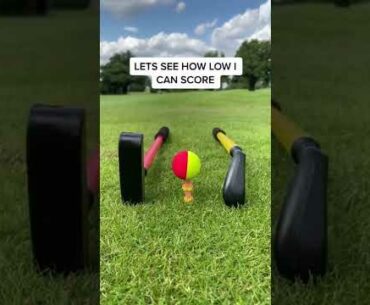 PAR w/ KID'S PLASTIC GOLF CLUBS?!