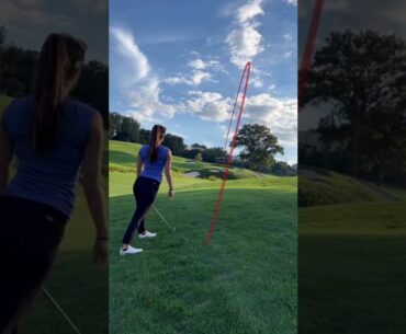 she’s one of us! @sabrinaandolpho  #golf #shorts #golftitkok #viralvideo