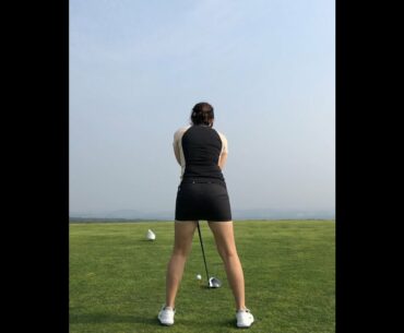 폼이~너무이뻐용~~ #golf #short  #골프  | GOLF VN