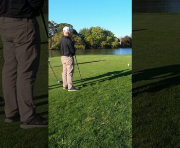 Driving the Green #shorts (Golfing with Strangers)