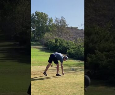 Cut the corner to make a birdie. #shorts #golf #golfswing