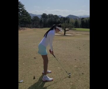 오늘도 신나게 란딩😊 #허은지프로💋 | GOLF VN