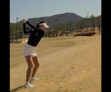 순간 임팩👏👏👏👏 #허은지프로💋 | GOLF VN