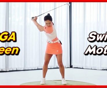 LPGA "MinJee Lee" Beautiful Swing & Solid Slow MotionsㅣDriver Iron