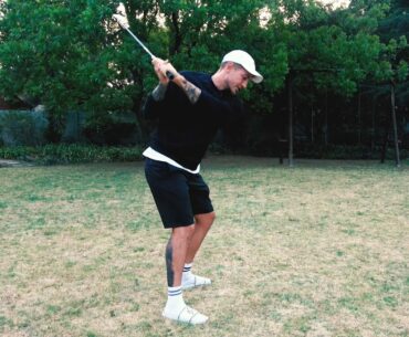 HUGE for the golf swing...
