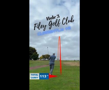 Par 3 - 3rd Hole Filey Golf Club #shorts