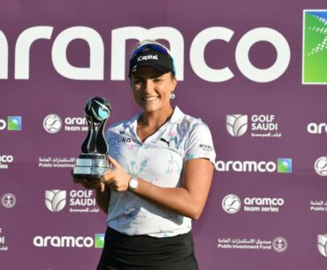 LEXI THOMPSON THE 2022 ARAMCO TEAM SERIES - NEW YORK CHAMPION