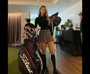 KLPGA angels golf swing. 48 Ahn Geun Young Pro.