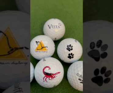Logo Printed Golf Balls