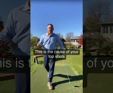 This Simple Trick Will Stop You From Taking The Top Shot Every Time #golfshort #shorts #youtubegolf