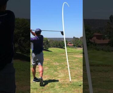 Hit Your Driver STRAIGHT In 2 Shots Using This Drill #shorts #golf