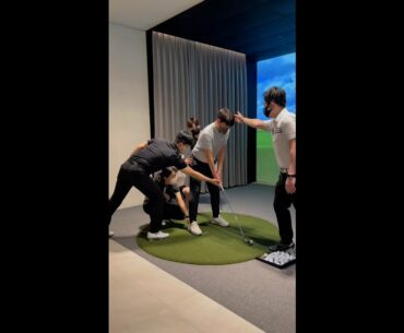 team work #golf  #shorts #golftiktok