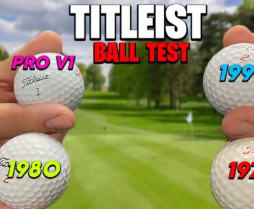 Titleist Golf Balls Tested - 70s, 80s, 90s vs Pro V1
