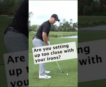 how close should you stand to the golf ball #shorts