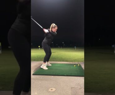 Driver off the deck challenge #golf #shorts #golfgirl