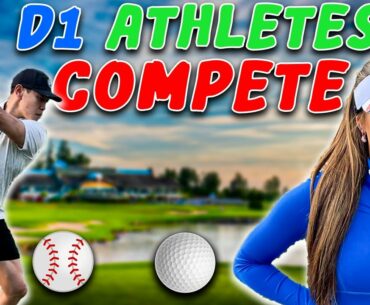 4 Hole Match Play | Ex-D1 Athletes Compete || Shee Golfs