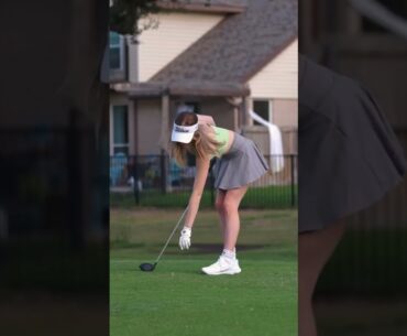 Grace Charis driver shot green top ￼