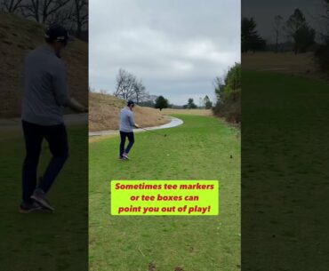 Watch out for those tee boxes!