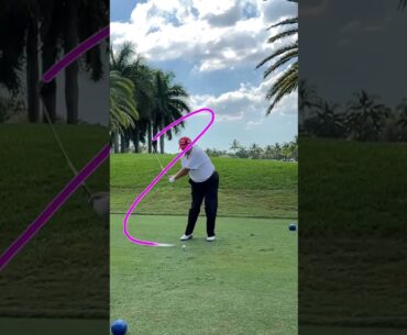 Donald Trump Golf Swing on Shot Tracer App