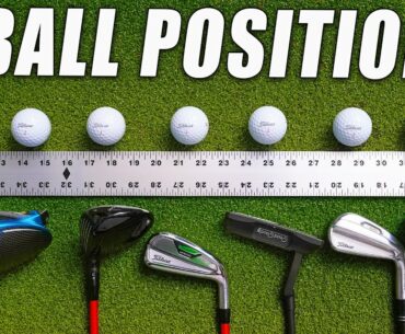 Golf Ball Position MASTERCLASS!