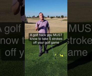 This Hack Will Take 5 Strokes Off Your Score in Golf #shorts #youtubegolf #golfshort #golf